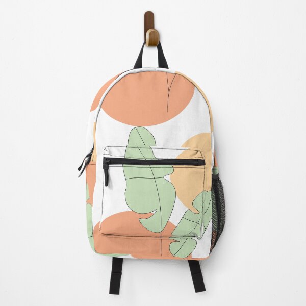 Item preview, Orange and Green Dots and Leaves in Soft Tones designed and sold by purelineart.
