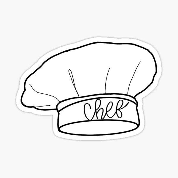 Item preview, chef sticker designed and sold by megannmoore.
