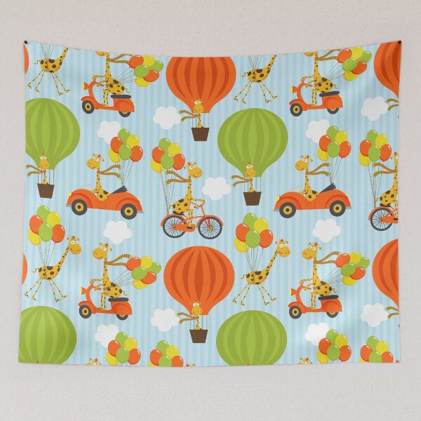 Item preview, Giraffes Kids Pattern designed and sold by Hapoel.