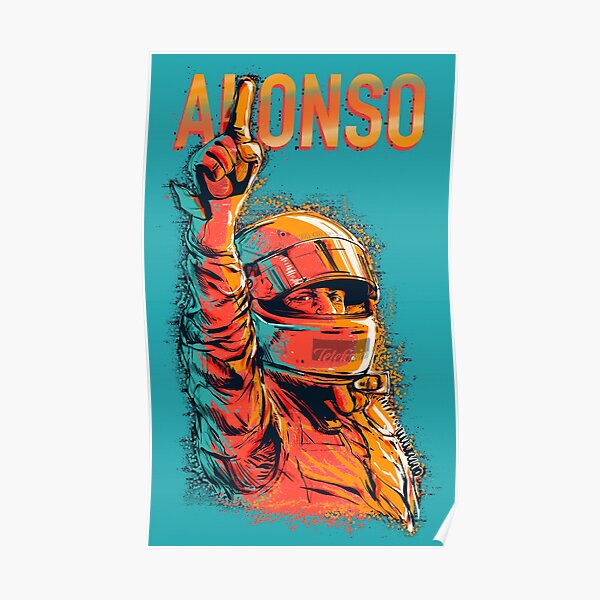 Fernando Alonso 2021 Póster