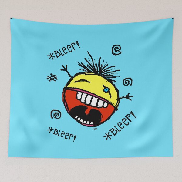 Item preview, *BLEEP! *BLEEP! *BLEEP* freakin' yellow designed and sold by RawSunArt.