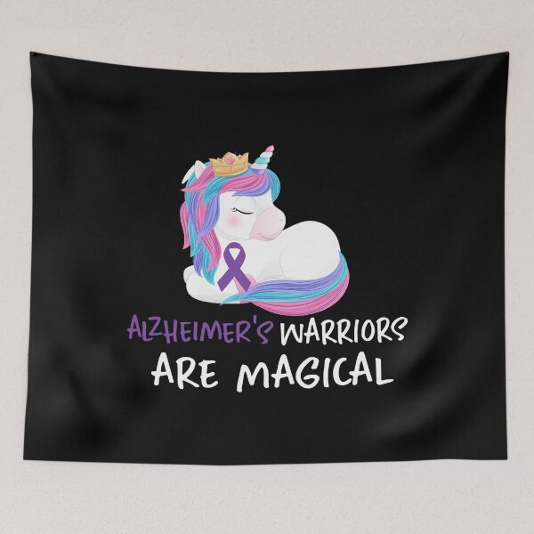 Item preview, Alzheimer's Warriors are Magical - Awareness Gift For Alzheimer's Survivor designed and sold by sleeksy.