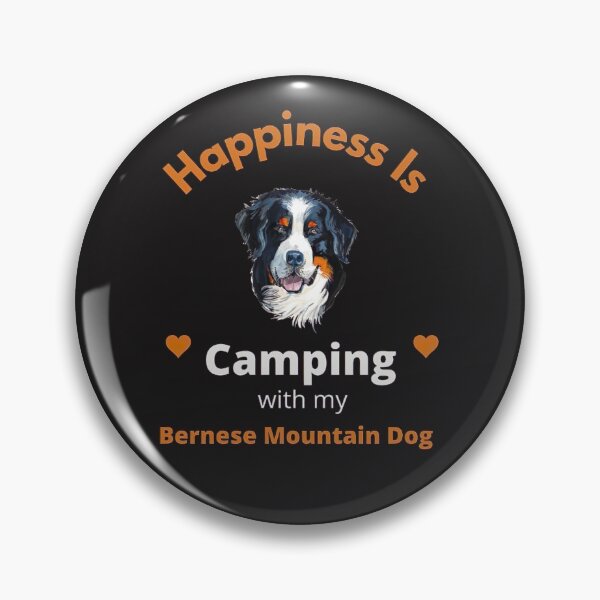 Item preview,   Bernese Mountain Dog lover :Happiness is Camping With My Bernese designed and sold by remonss.