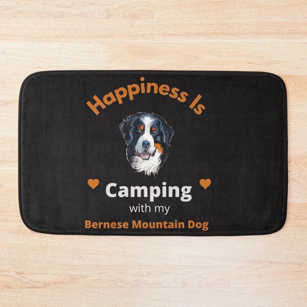 Item preview,   Bernese Mountain Dog lover :Happiness is Camping With My Bernese designed and sold by remonss.