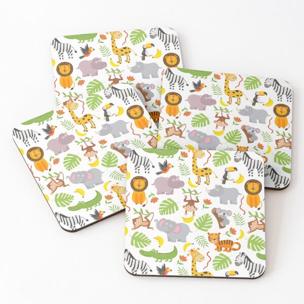 Item preview, Animals Jungle Kids Pattern designed and sold by Hapoel.