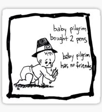 Baby Pilgrim 2 Pens Sticker