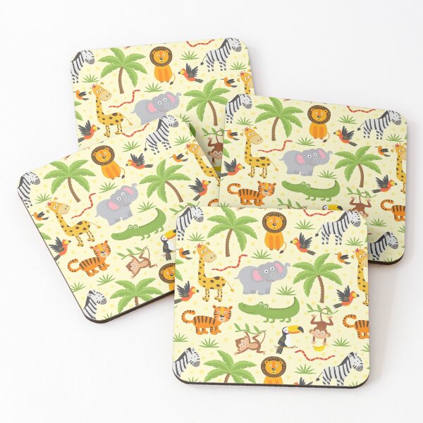 Item preview, Animals Jungle Kids Pattern designed and sold by Hapoel.