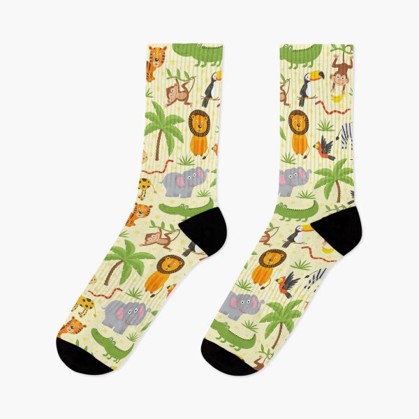 Item preview, Animals Jungle Kids Pattern designed and sold by Hapoel.