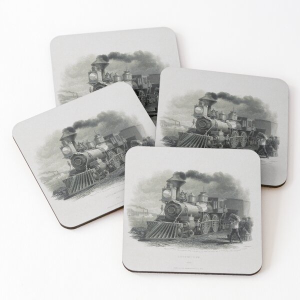 Item preview, Vintage Locomotive Engraving - Circa 1874  designed and sold by warishellstore.