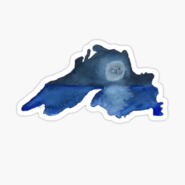 Item preview, Moon in Lake superior  designed and sold by Savanna Holden.