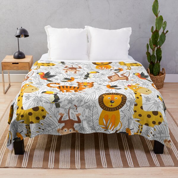 Item preview, Animals Jungle Kids Pattern designed and sold by Hapoel.