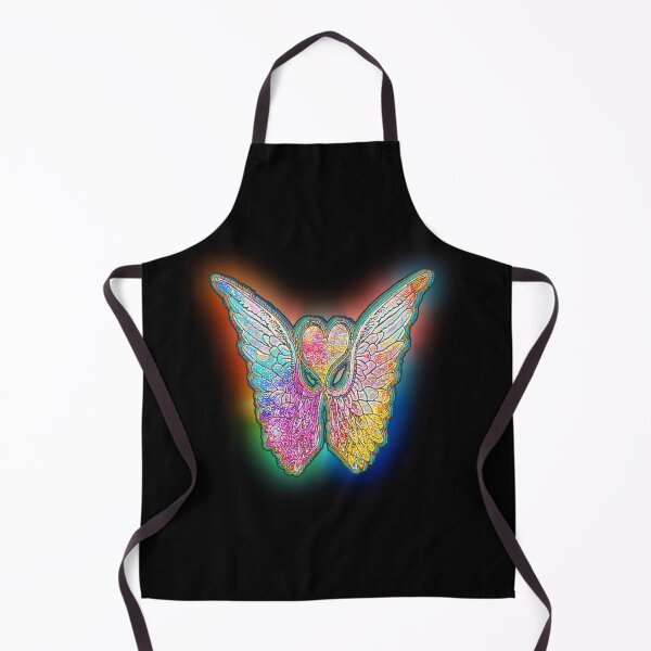 Item preview, GlowingRainbow Angel Wings and a Heart designed and sold by treeoflifeshop.