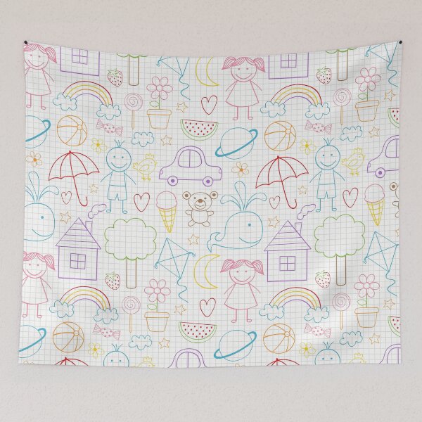 Item preview, Kids Drawing Pattern designed and sold by Hapoel.