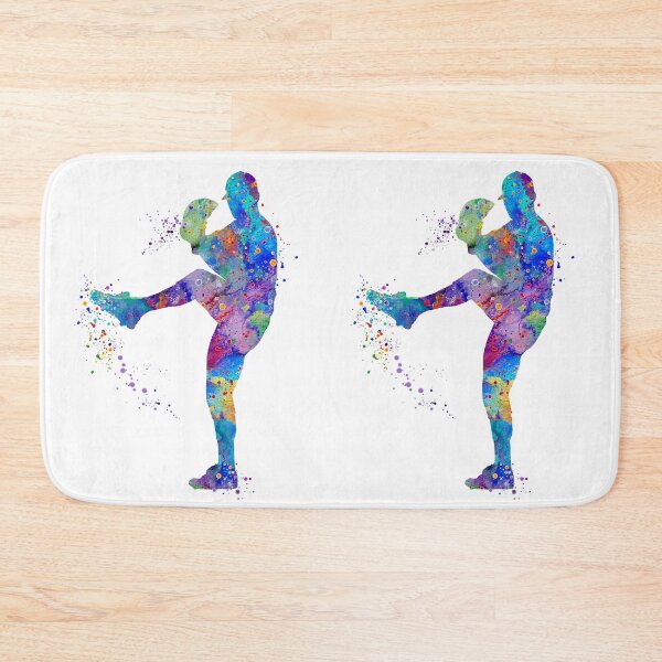 Item preview, Baseball Boy Pitcher Watercolor designed and sold by LotusGifts.