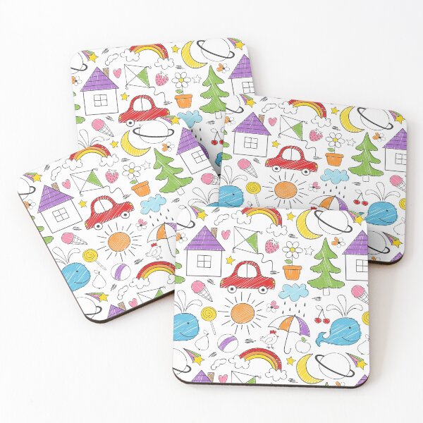 Item preview, Kids Drawing Pattern designed and sold by Hapoel.