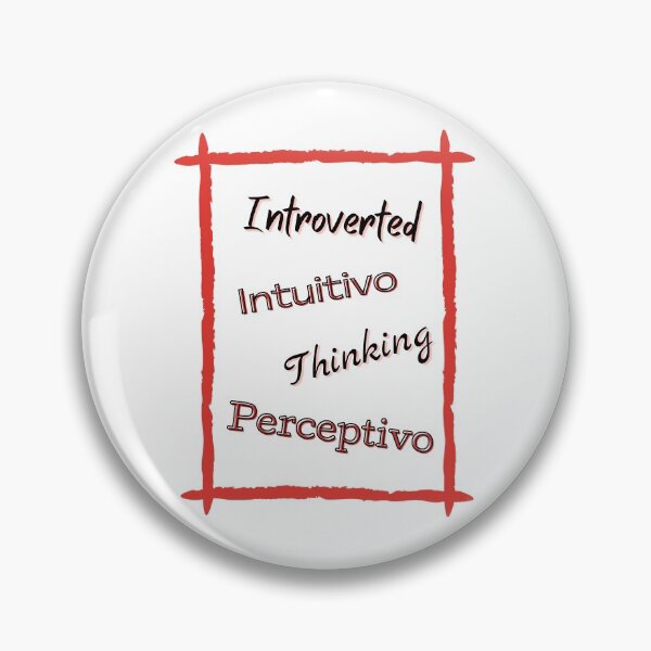 Item preview, INTP Introverted Intuitive thinking perceptive designed and sold by LaPaoTorres.