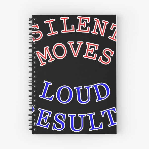 Item preview, Silent Moves Loud Results Lightweight Hoodie designed and sold by CornerStore007.