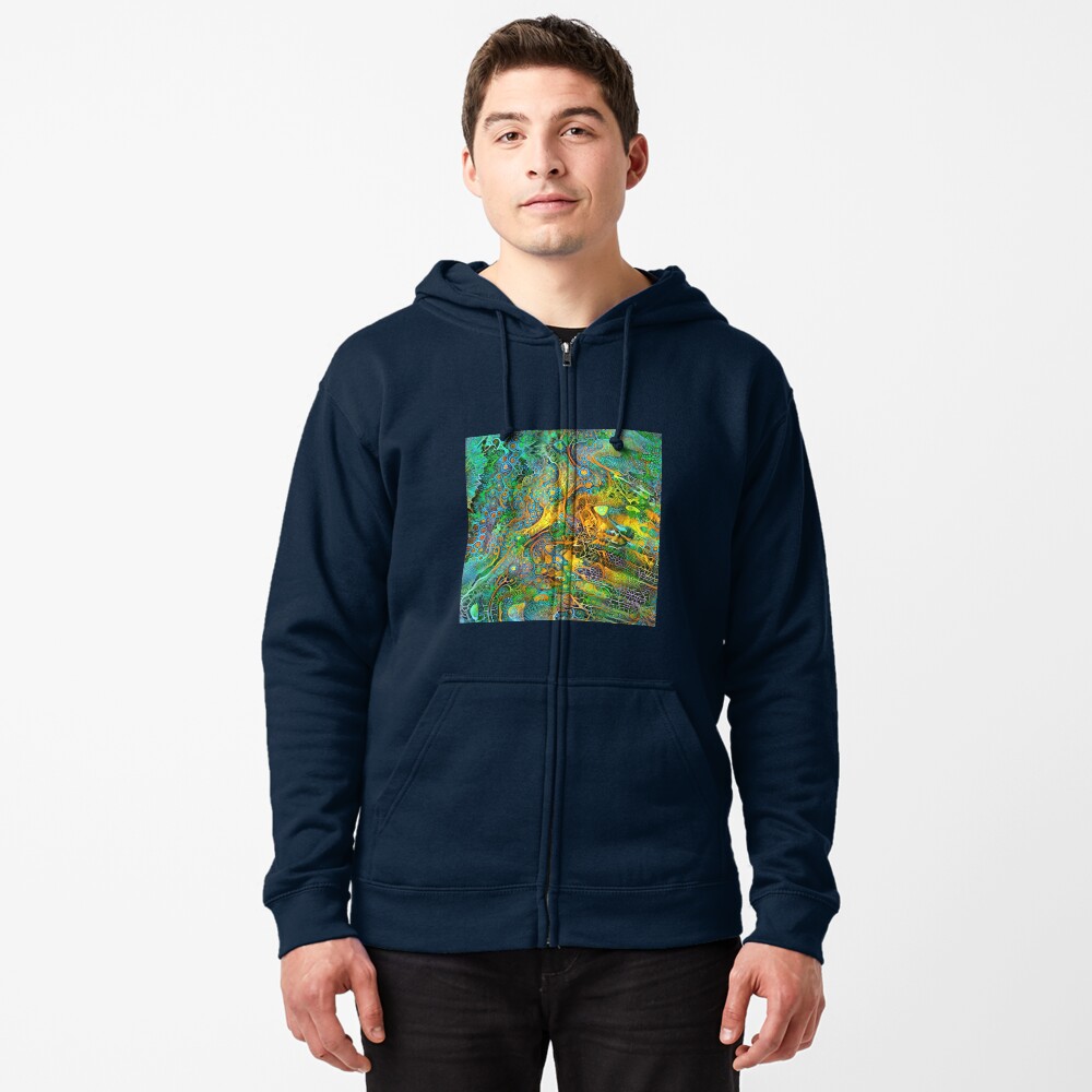 Item preview, Zipped Hoodie designed and sold by blackhalt.