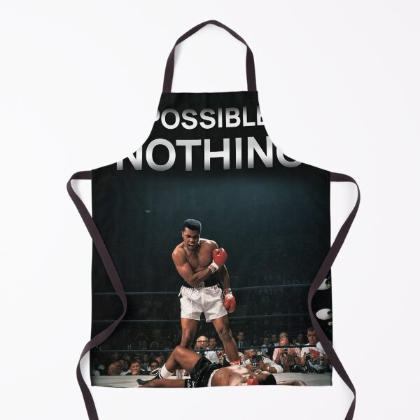 Item preview, Impossible is nothing Muhammad Ali Figthing Entrepreneur Canvas Inspirational Quote Poster designed and sold by miguelarenas.