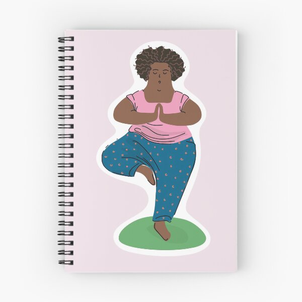 Item preview, Body positive afro american women practicing yoga designed and sold by DaryaLavit.