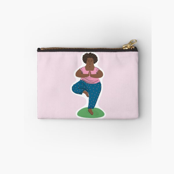 Item preview, Body positive afro american women practicing yoga designed and sold by DaryaLavit.