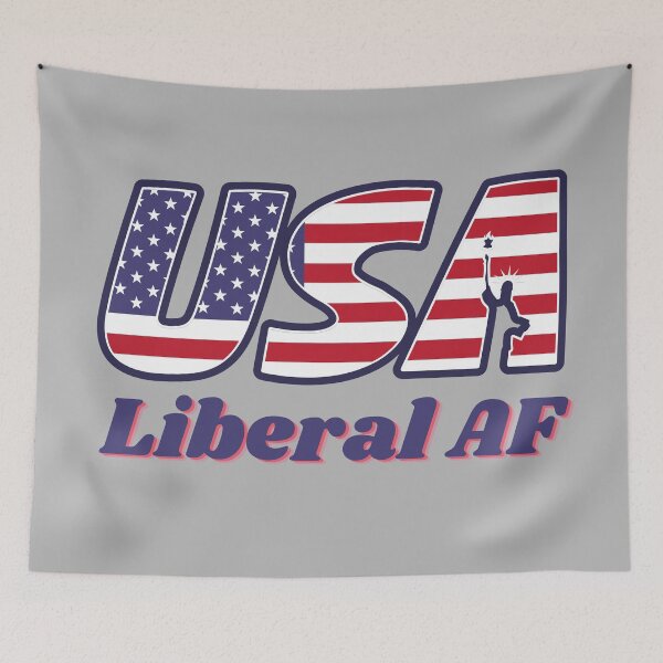 Item preview, USA Liberal AF: I Love My Country designed and sold by Mothe3rd.