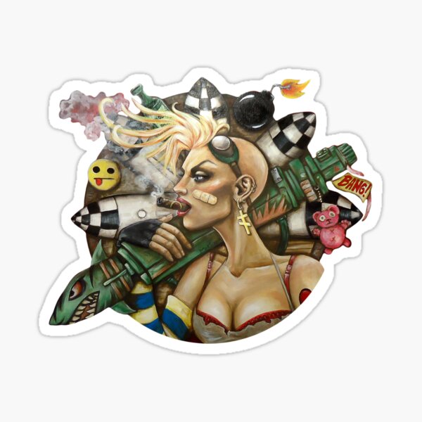 Tank Girl Nouveau Sticker