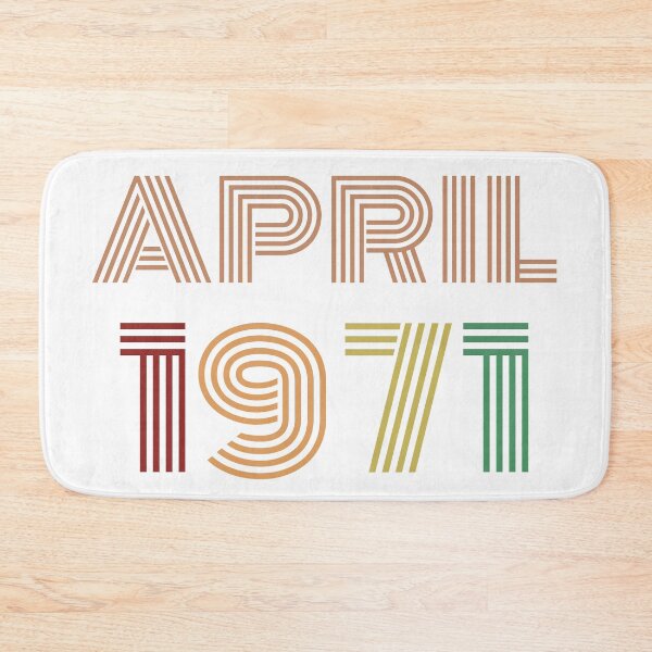 Item preview, April 1971 Design, Happy 50th Birthday, designed and sold by marosharaf.