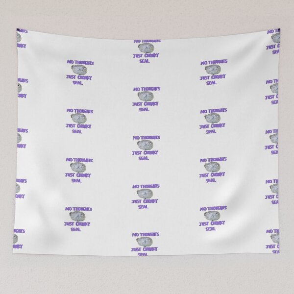 Item preview, No Thoughts, Just Seal - PURPLE designed and sold by beccaamac.