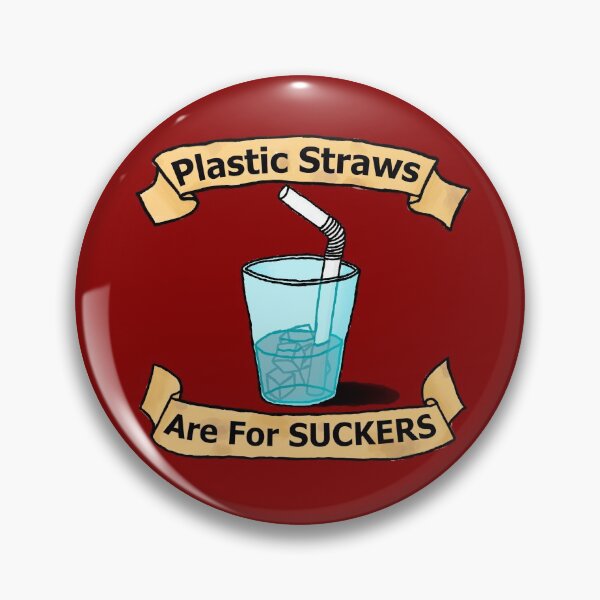 Item preview, Plastic Straws are for Suckers designed and sold by LawsonFabrics.