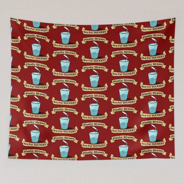 Item preview, Plastic Straws are for Suckers designed and sold by LawsonFabrics.