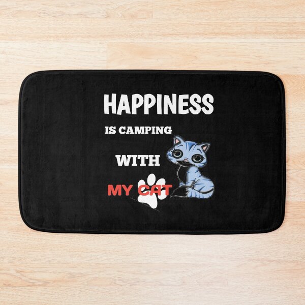 Item preview, Cat lover : Happiness is Camping With My cat designed and sold by The Nova Prints .