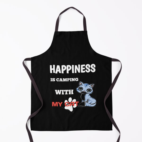 Item preview, Cat lover : Happiness is Camping With My cat designed and sold by The Nova Prints .