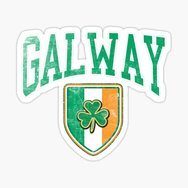 Artikel-Vorschau von Galway, Irland mit Shamrock, designt und verkauft von Greenbaby.