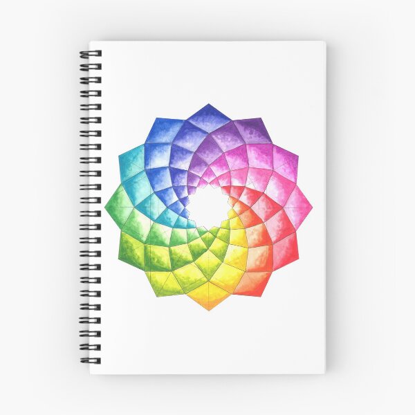 Item preview, Rainbow color wheel geometric pattern designed and sold by Lieve Oudejans.
