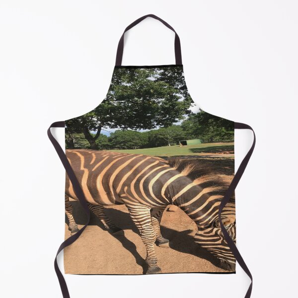 Item preview, Zebra Animal Grazing at Wild Exotic Animal Safari Park Pine Mountain Georgia Forest Background designed and sold by NadeenInspires.