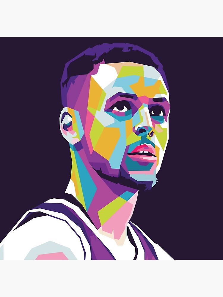 Wall Art Print S T E P H E N curry basketball pop art, Gifts & Merchandise