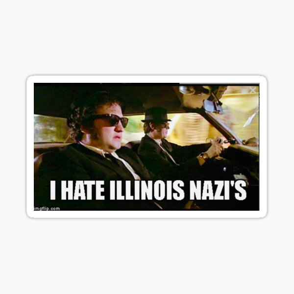 Item preview, I hate Illinois Nazis designed and sold by LittleMonkeyMan.