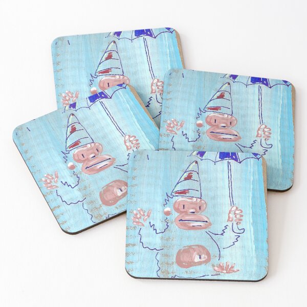 Item preview, Umbrella Clown on Blue designed and sold by Walter Moore.