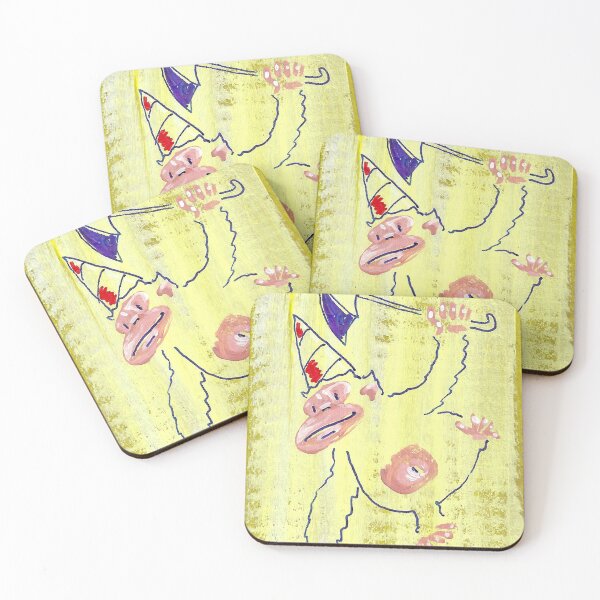 Item preview, Umbrella Clown Ape on Yellow designed and sold by Walter Moore.