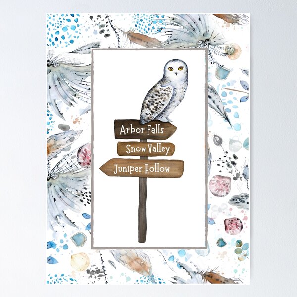 Item preview, Owl Crossroads designed and sold by Crown-of-Lilacs.