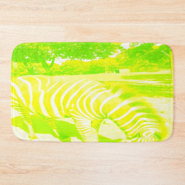Item preview, Zebra Animal  Grazing at Wild Exotic Animal Safari Park Pine Mountain Georgia Luminous Forest Background designed and sold by NadeenInspires.