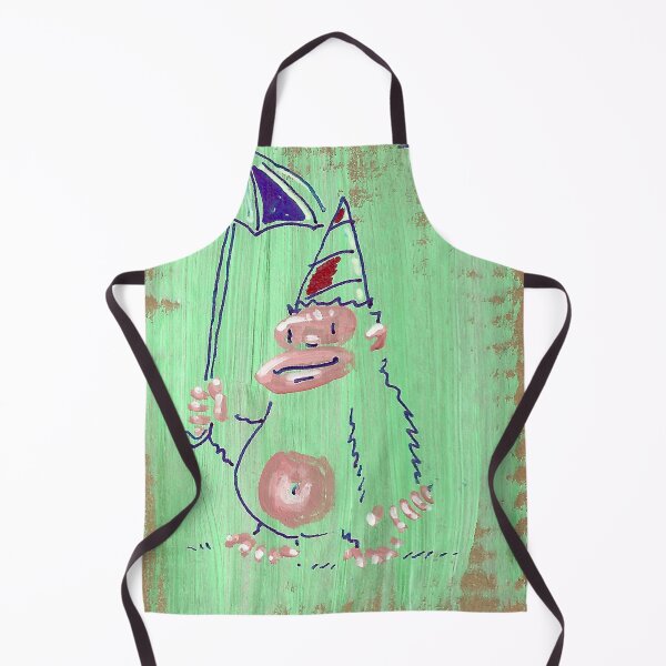 Item preview, Umbrella Clown Ape on Green designed and sold by Walter Moore.