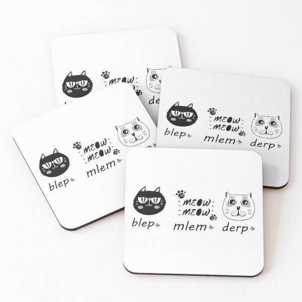 Item preview, BLEP/MLEM/DERP designed and sold by RababE.