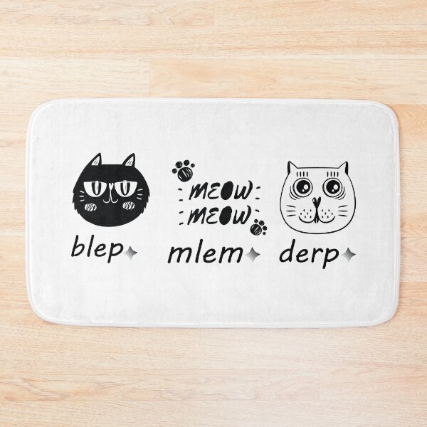 Item preview, BLEP/MLEM/DERP designed and sold by RababE.