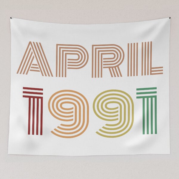 Item preview, April 1991 Design, Happy 30th Birthday, designed and sold by marosharaf.
