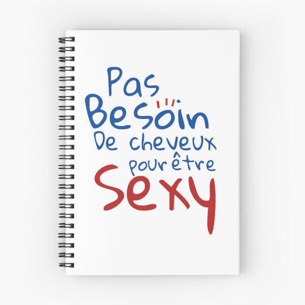 Aperçu de l'œuvre pas besoin de cheveux pour être sexy humour, drôle créée et vendue par Modetendance.