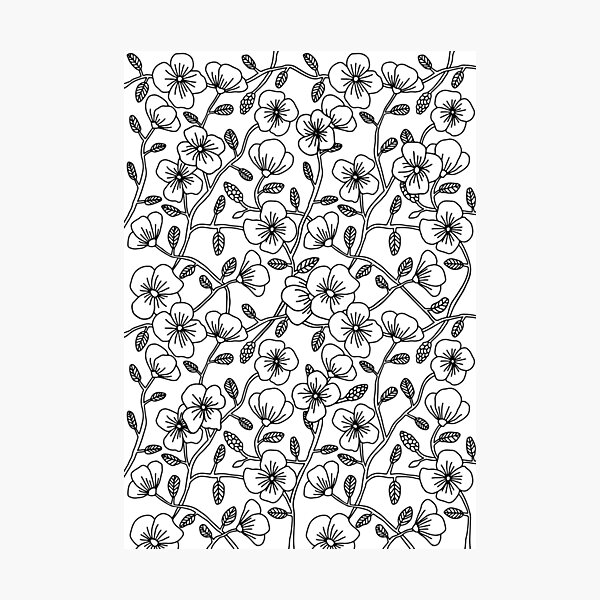 Item preview, Vine in flower designed and sold by cectimm.
