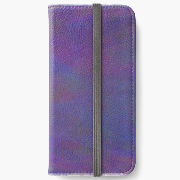 Lines and Curves Digital Art iPhone Wallet