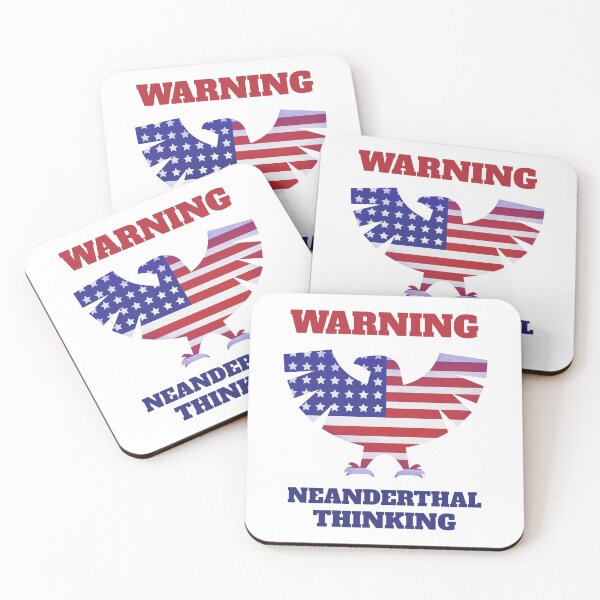 Item preview, Warning Neanderthal Thinking Biden Neanderthal Biden Texas  designed and sold by KLINESTORE.